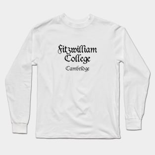 Cambridge Fitzwilliam College Medieval University Long Sleeve T-Shirt